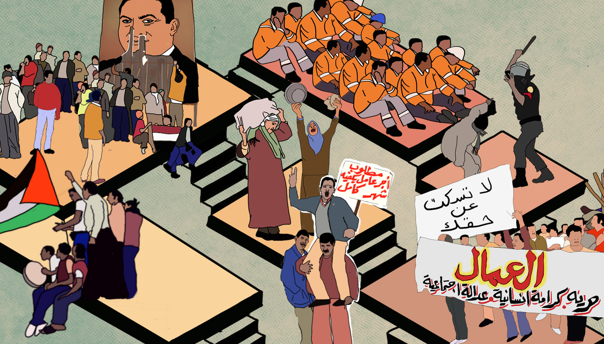 الحركة العمالية والثورة والثّورة المضادة في مصر