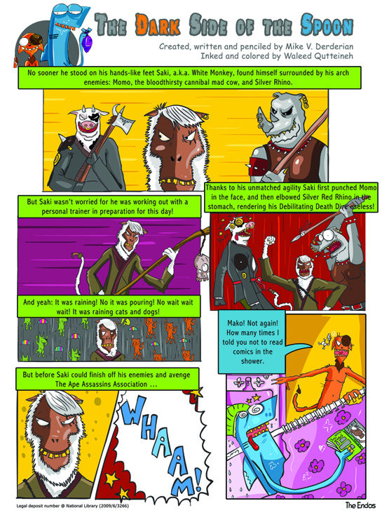 Comics in the Shower