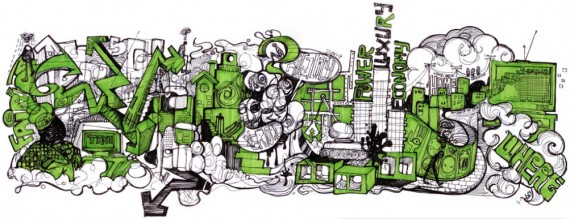 A Drive Across Amman Illustration by Daby Ihsan Faidhy